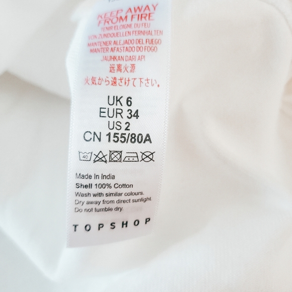 Topshop Nordstrom button up top - Picture 5 of 5